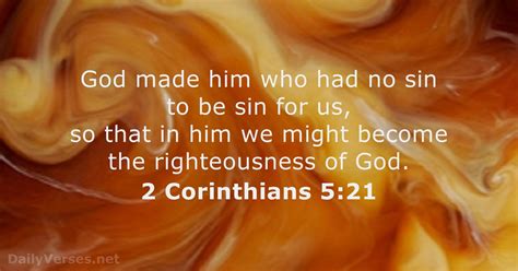 2 Corinthians 5:21 .